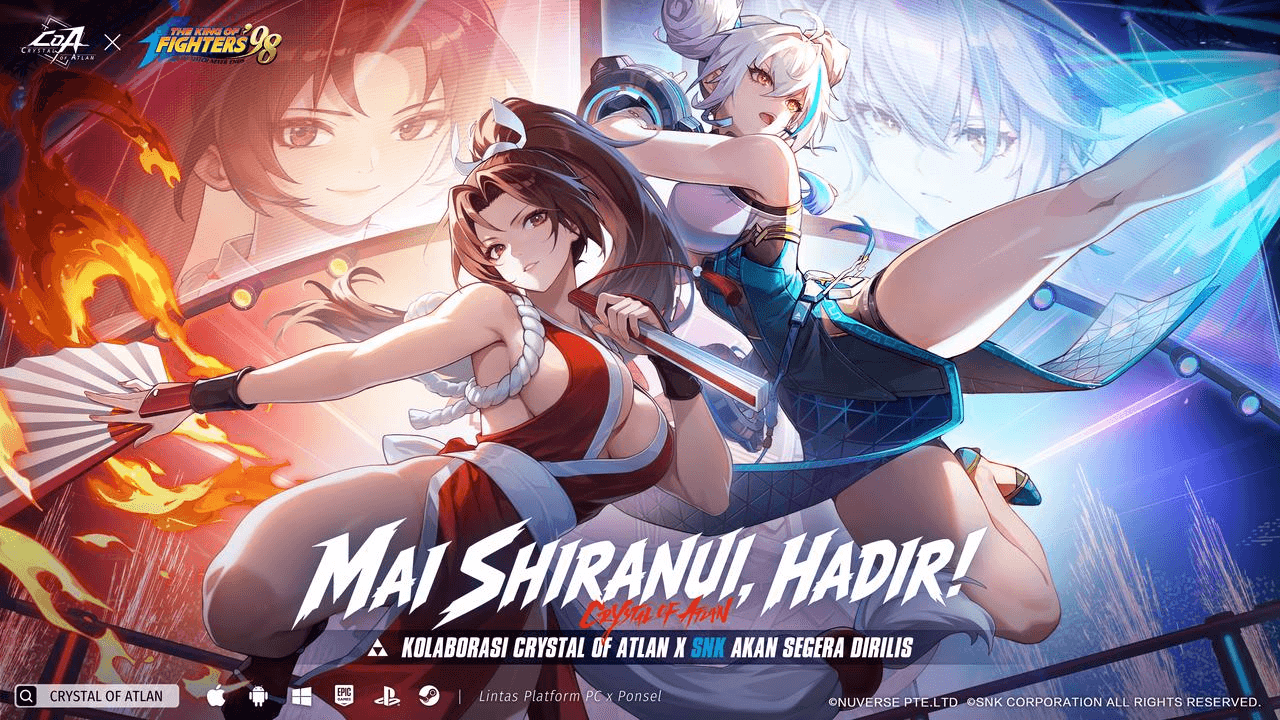 Crystal of Atlan Rilis Cabang Kelas Baru Fighter Sugariff Bareng Kolaborasi The King of Fighters '98
